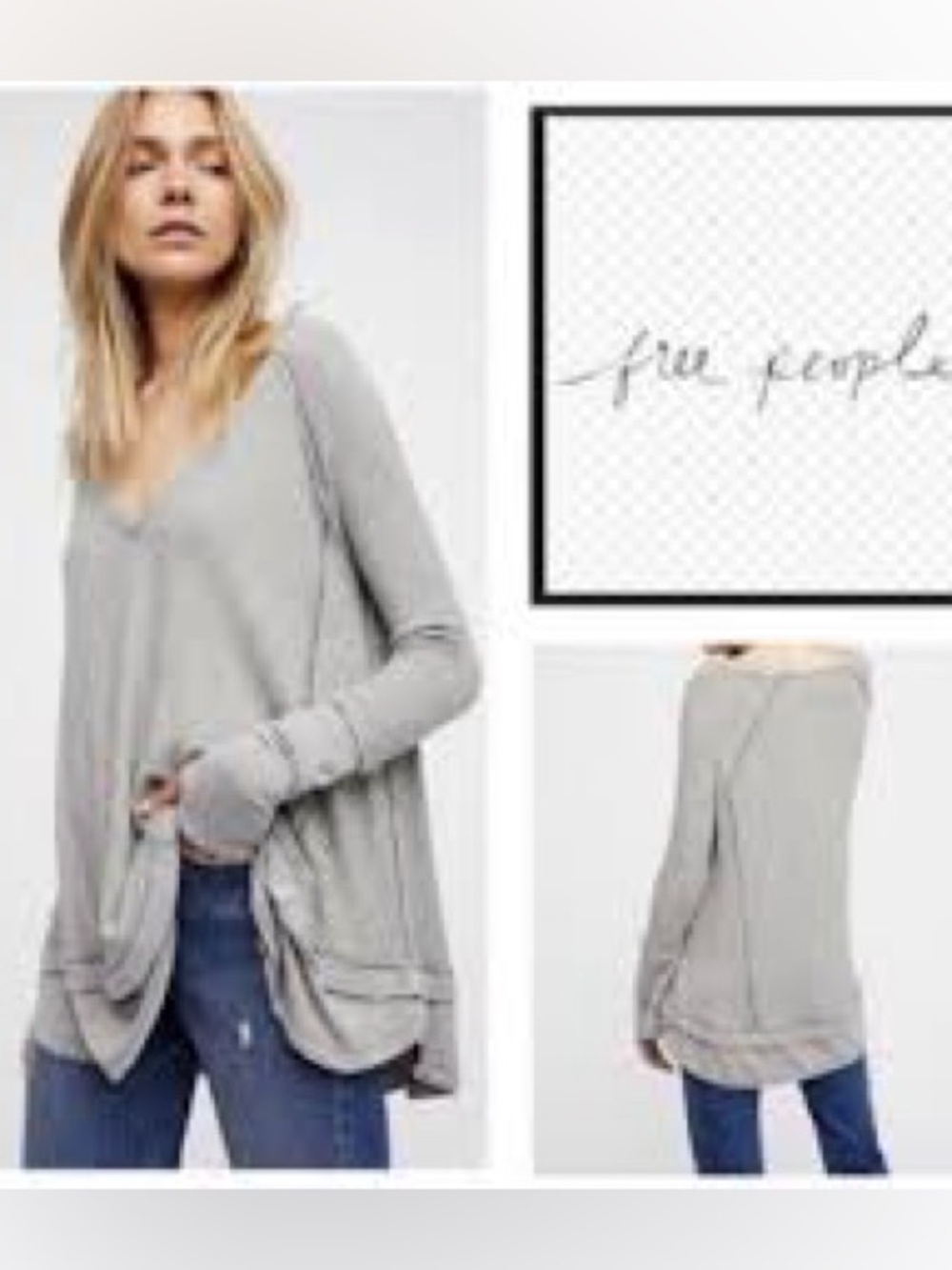 Free People We The Free Catalina Thermal Long Sleeve size: S